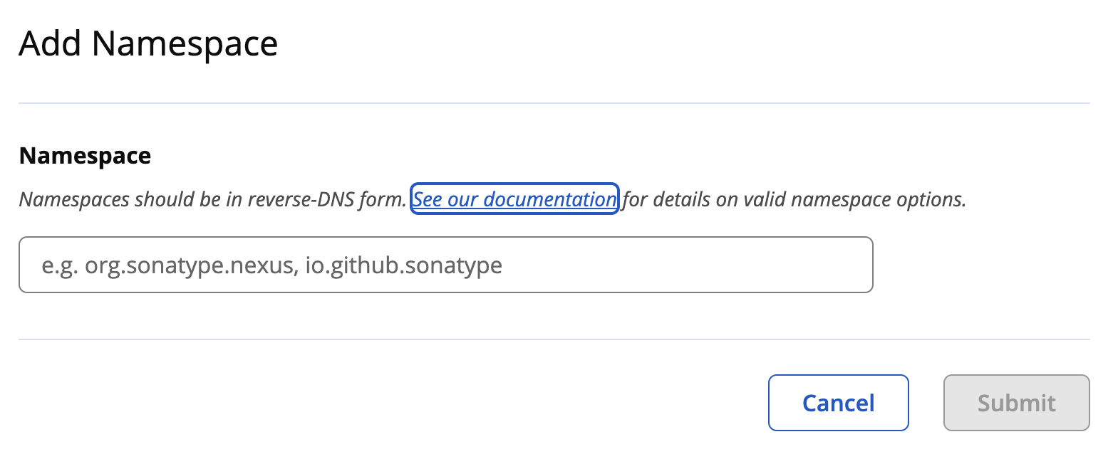 Add Namespace